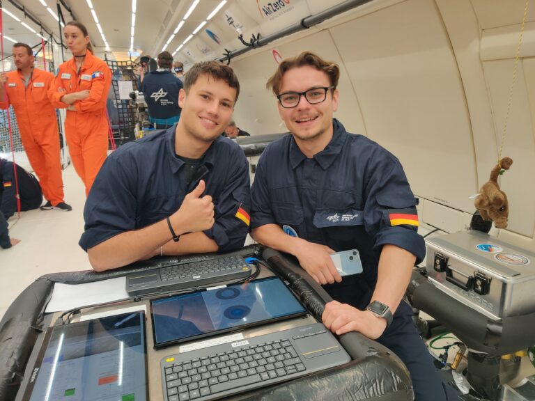 A team from the MSS was part of the 44th DLR Parabolic Flight Campaign